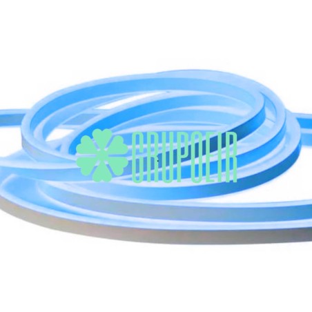 Manguera Neon Led 10 Metros Azul Marino Oscuro Doble Vista Luz Exterior