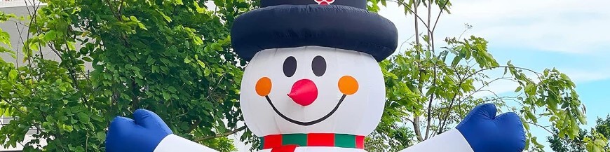 Inflables De Navidad Muñecos Navideños Gigantes Luz Led Decoraciones